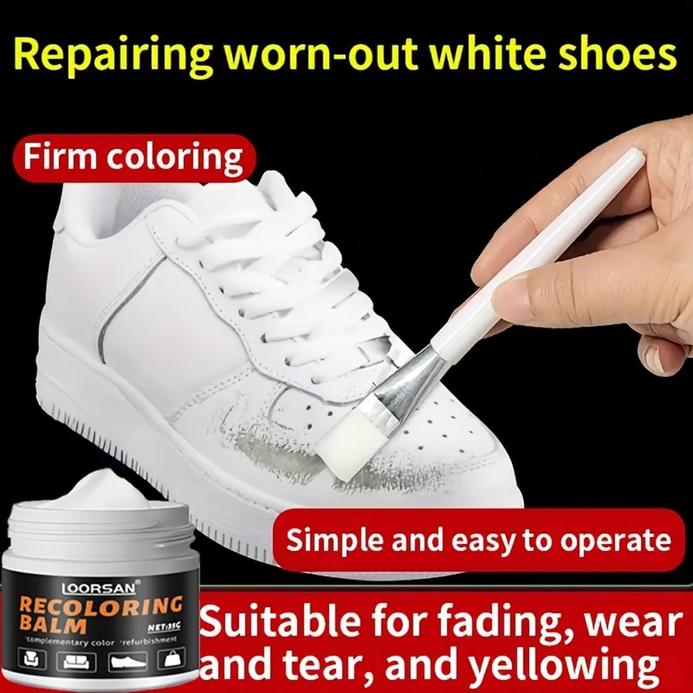 Sneaker Cleaner - Krem do naprawy białej skóry 35g,